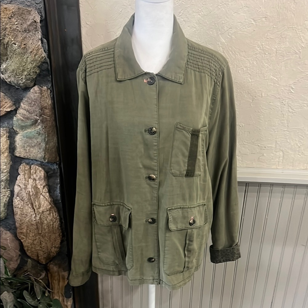 Maurices Green Utility Jacket Lightweight and Versatile